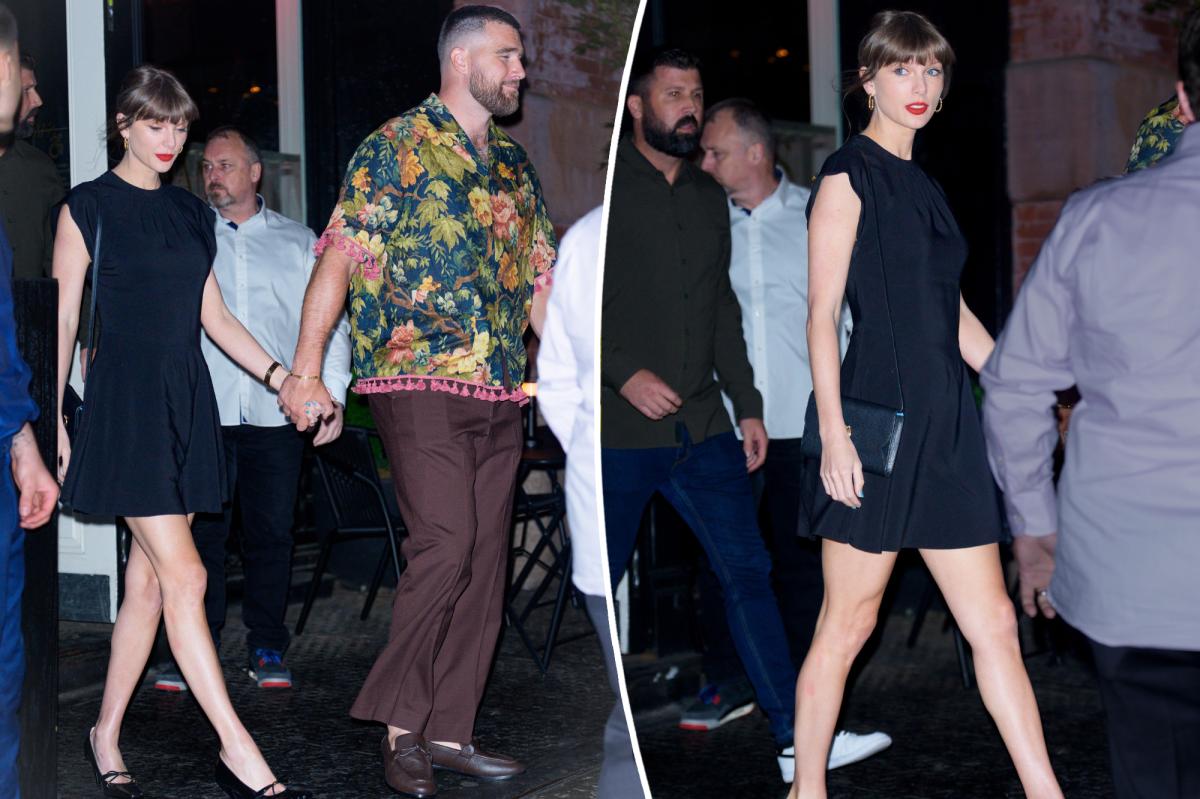 Taylor Swift wears Stella McCartney dress for Travis Kelce date night