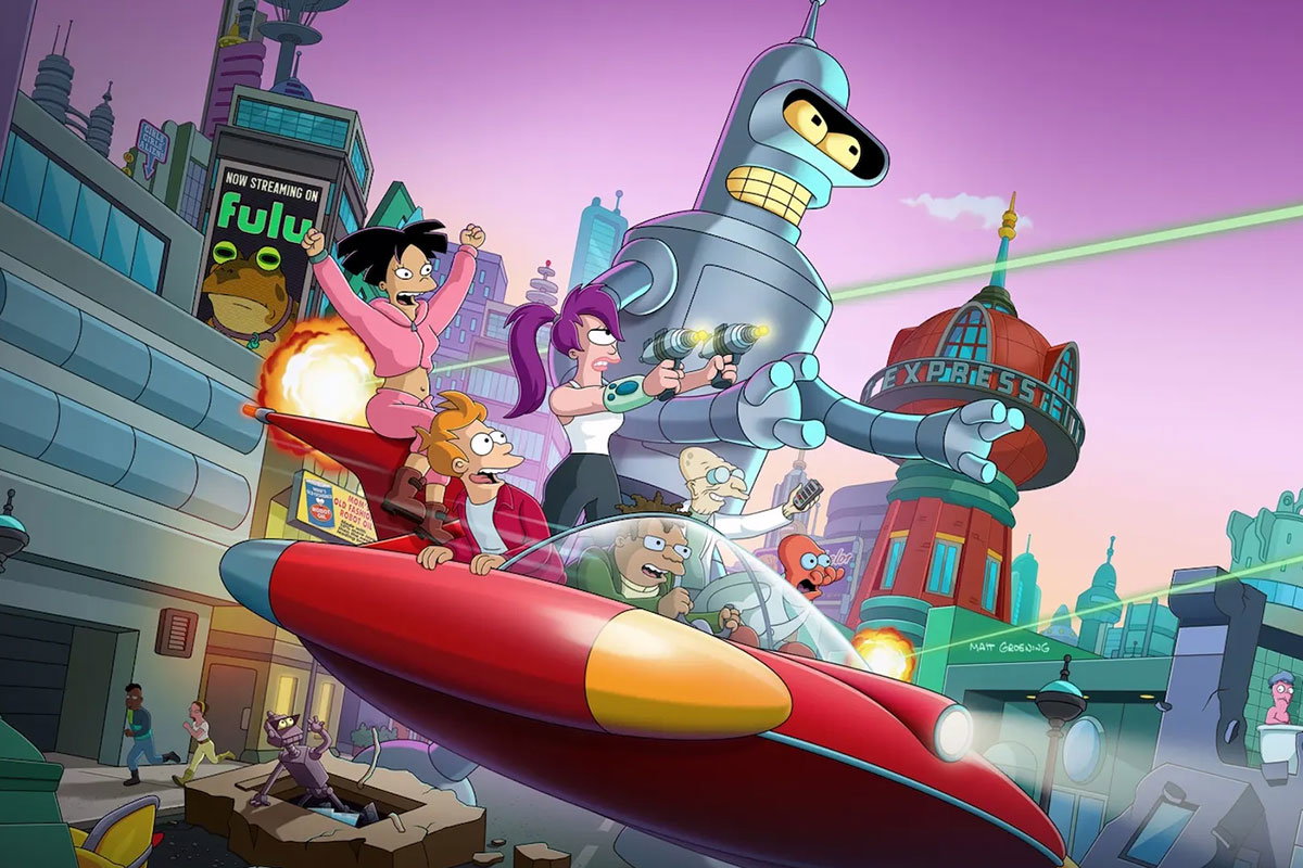TV News: Futurama, Pitt, Margot, Netflix