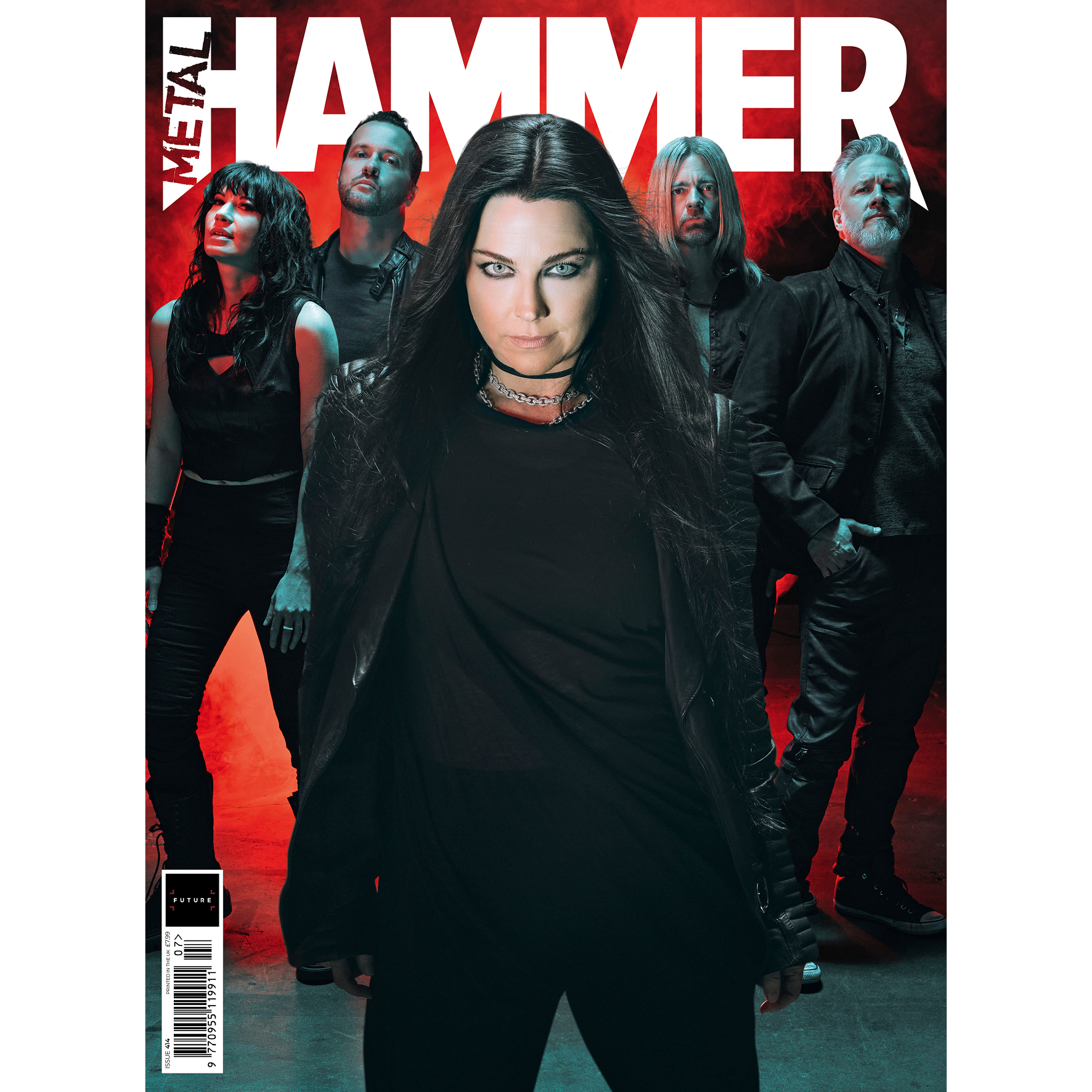 Evanescence on the cover of Metal Hammer