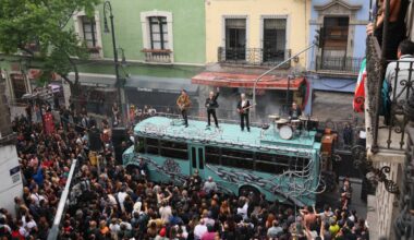 U2 Film a Video For Upcoming Single 'Street of Dreams' in Mexico City