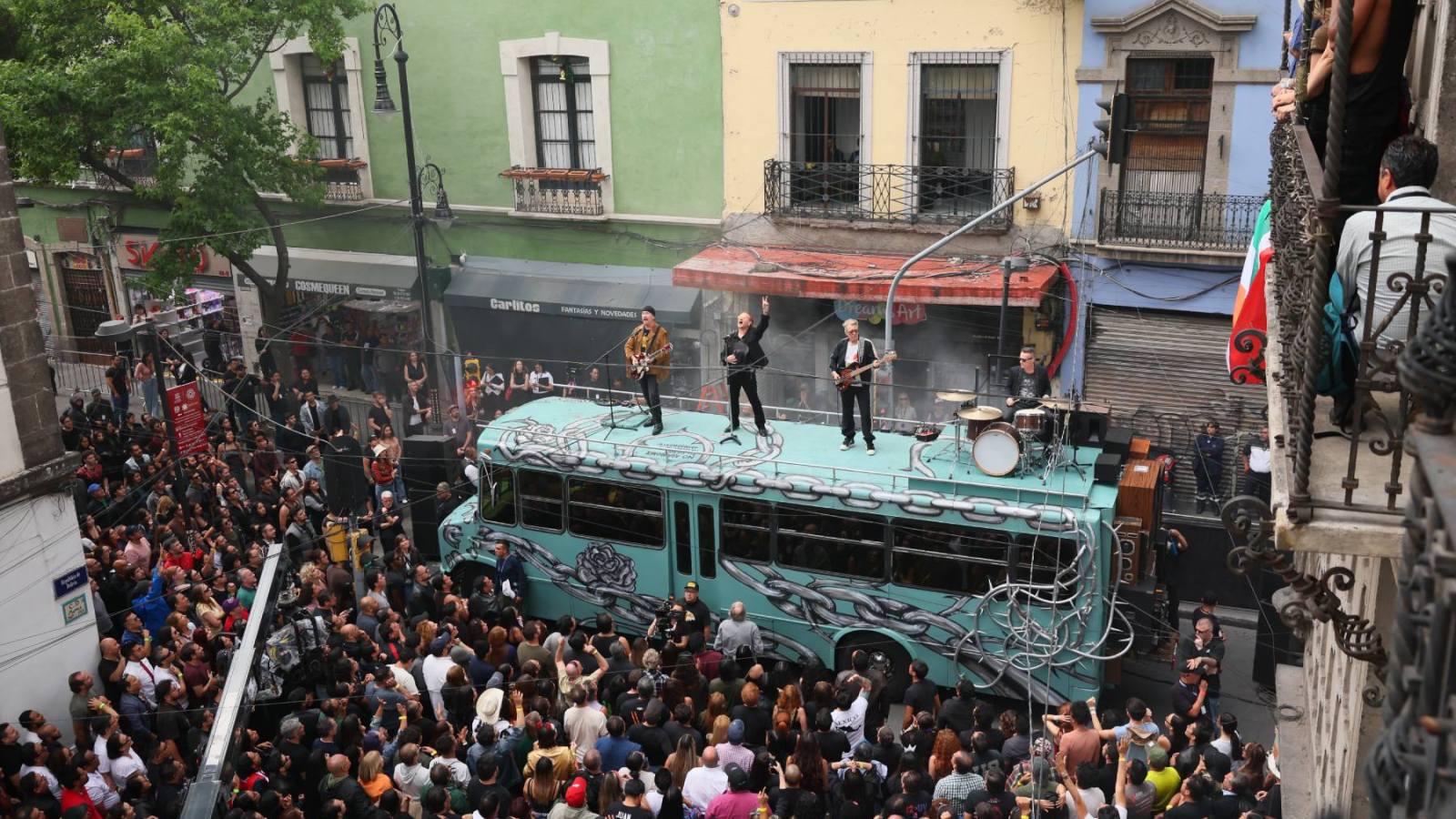 U2 Film a Video For Upcoming Single 'Street of Dreams' in Mexico City