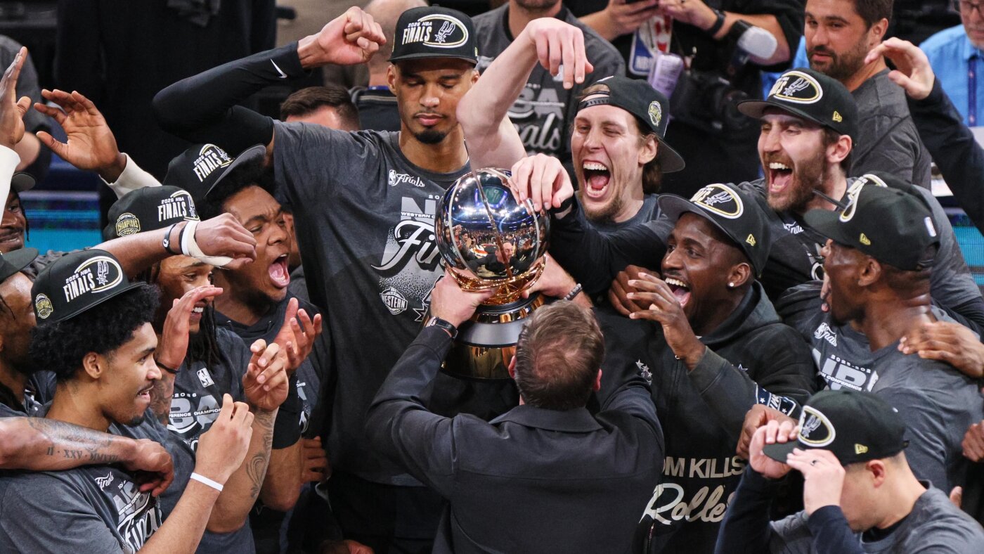 Wembanyama, Spurs win the West, topple Thunder 111-103 in Game 7 to head to NBA Finals : NPR
