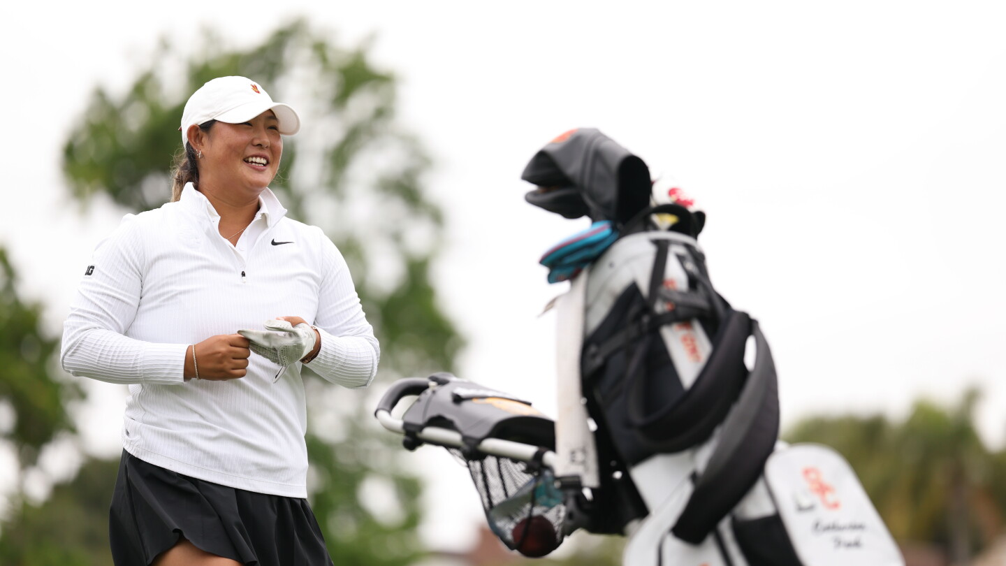 Not 100% and 3 years after near-NCAA win, USC's Catherine Park shares 54-hole lead at La Costa