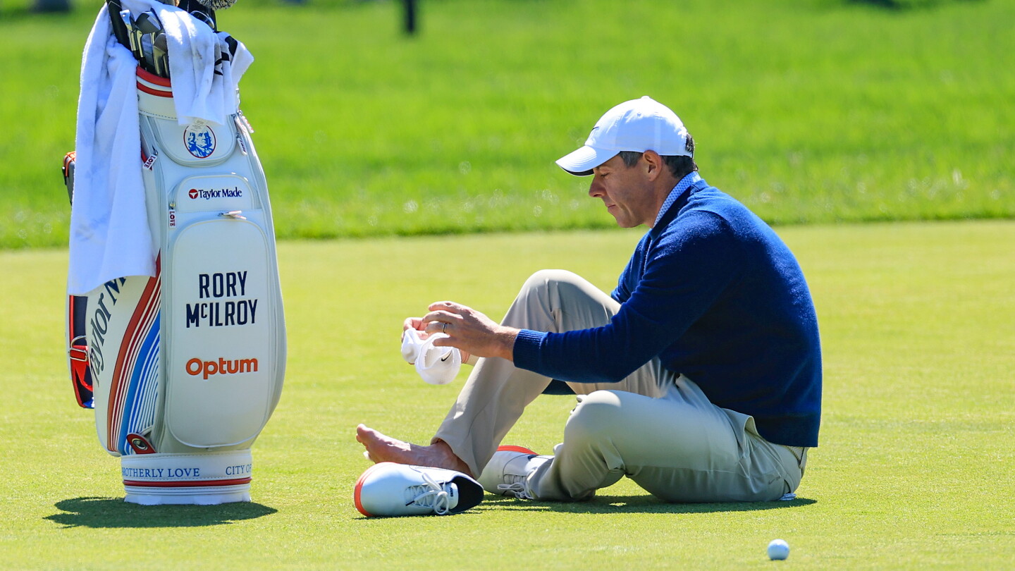 Rory McIlroy cuts PGA Championship practice short due to toe blister