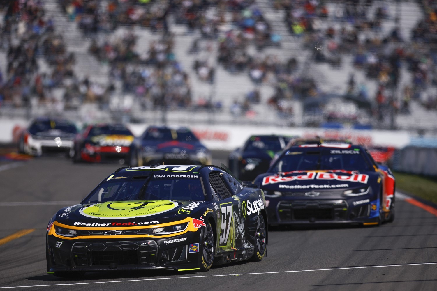 Shane Van Gisbergen, driver of the #97 Superfile Chevrolet, drives during the NASCAR Cup Series Go Bowling at The Glen at Watkins Glen International on May 10, 2026 in Watkins Glen, New York. (Photo by Sean Gardner/Getty Images for NASCAR)