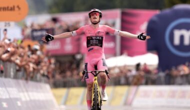 Jonas Vingegaard wins Giro d’Italia as eighth male to win all three Grand Tours