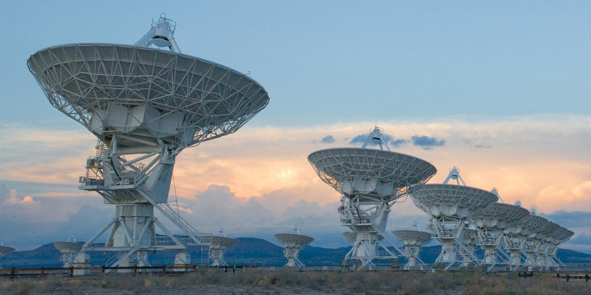 The Very Large Array (VLA), a collection of 27 radio antennas located at the NRAO site in Socorro, New Mexico. Credit: Alex Savello/NRAO