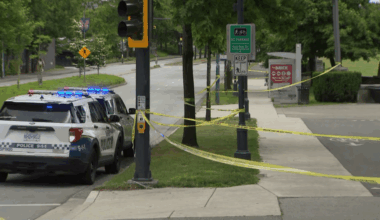 A heavy police presence has been spotted in Surrey in the area of Old Yale Road, near Holland Park.