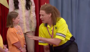 Will Ferrell Keeps Cracking Up in Cut ‘SNL’ Sketch Where He Yells at Kids | Video