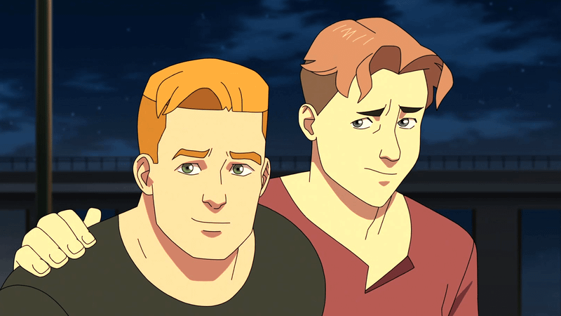 William and Rick in Invincible TV Show