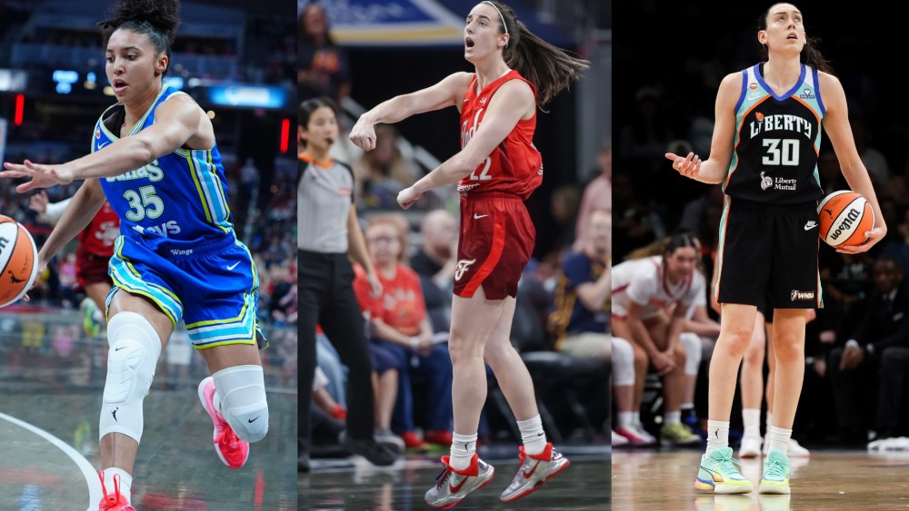 The sneakers on the court for the 2026 WNBA opening weekend.