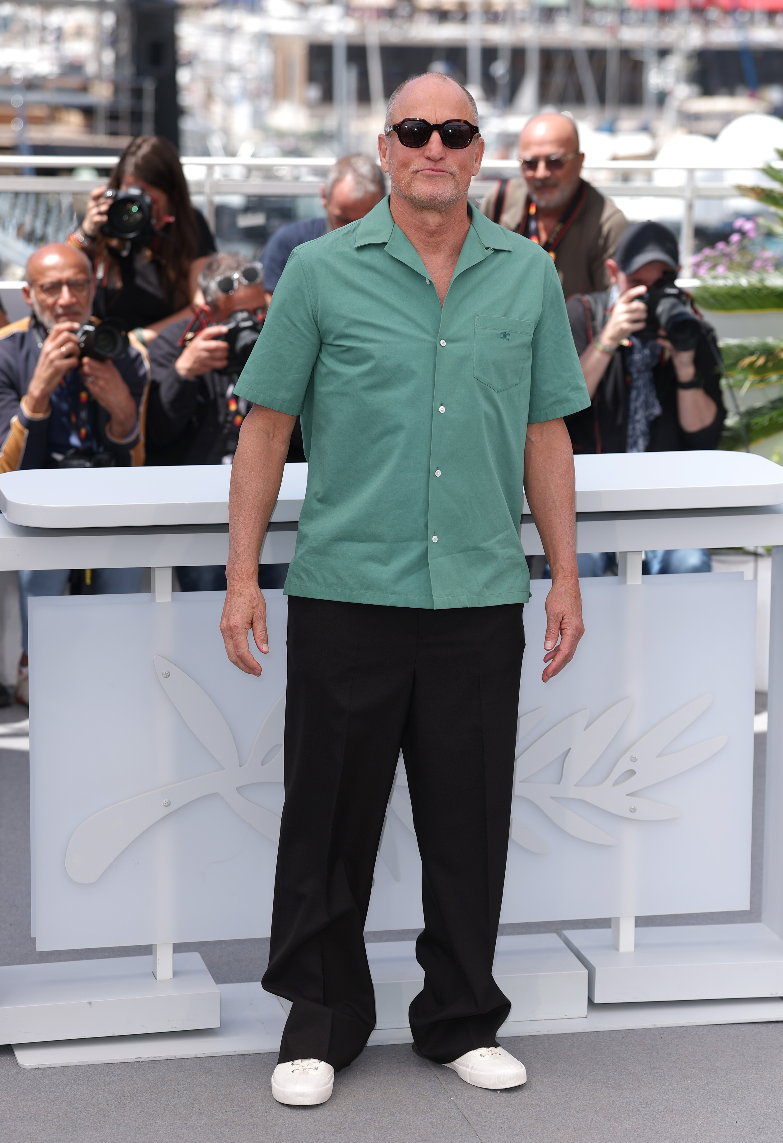 Woody Harrelson wearing Celine