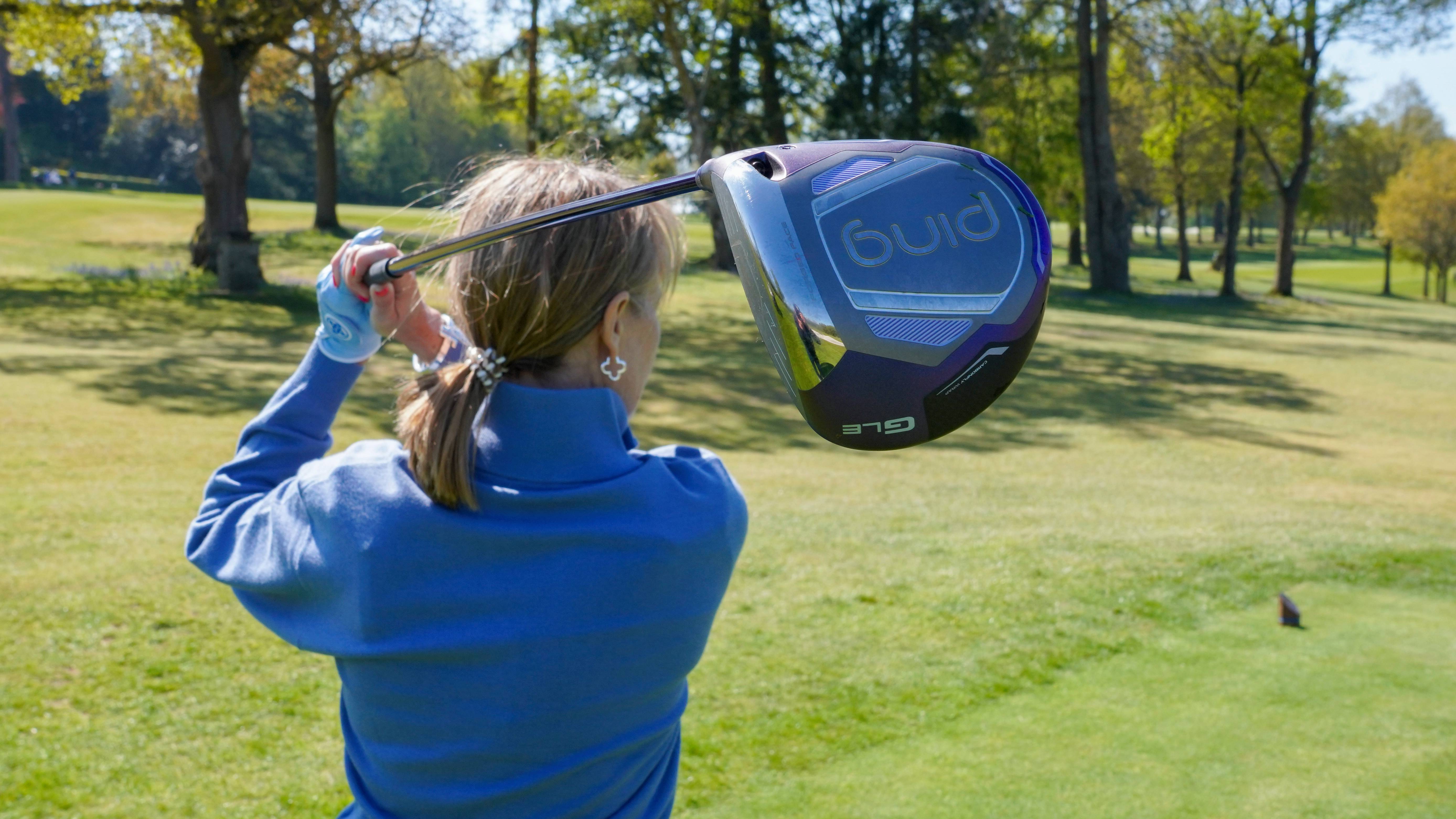 Alison Root using a Ping G Le4 driver