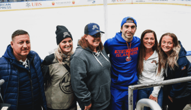 King Clancy nominee Palmieri of Islanders takes action for military families