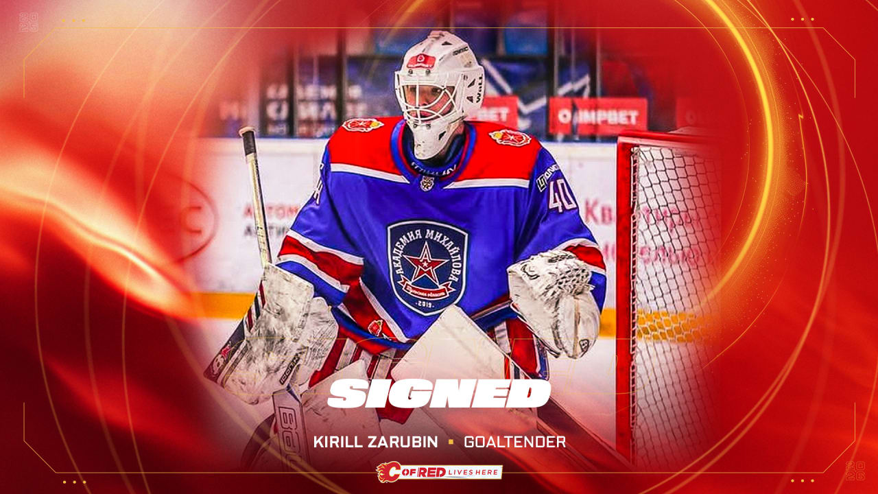 Flames Sign Kirill Zarubin | Calgary Flames