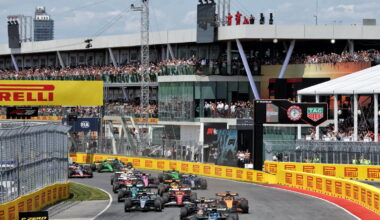 The start of the 2025 F1 Canadian Grand Prix