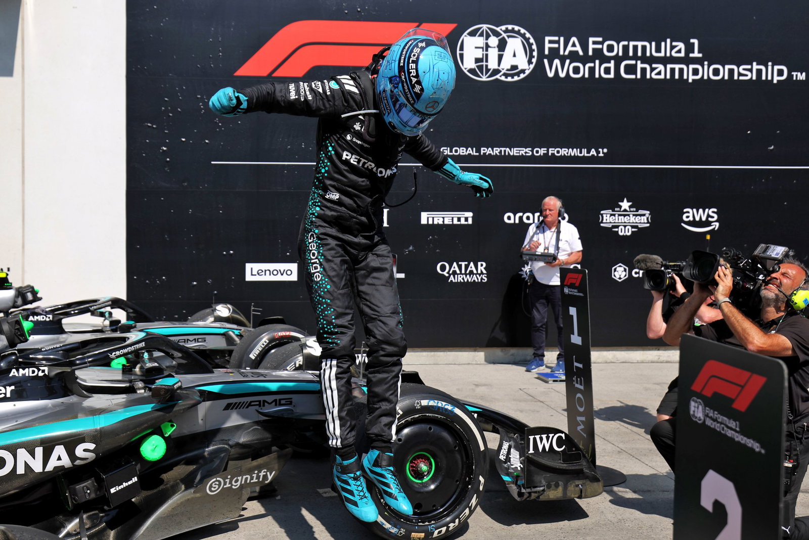 Russell won last year's Canadian Grand Prix