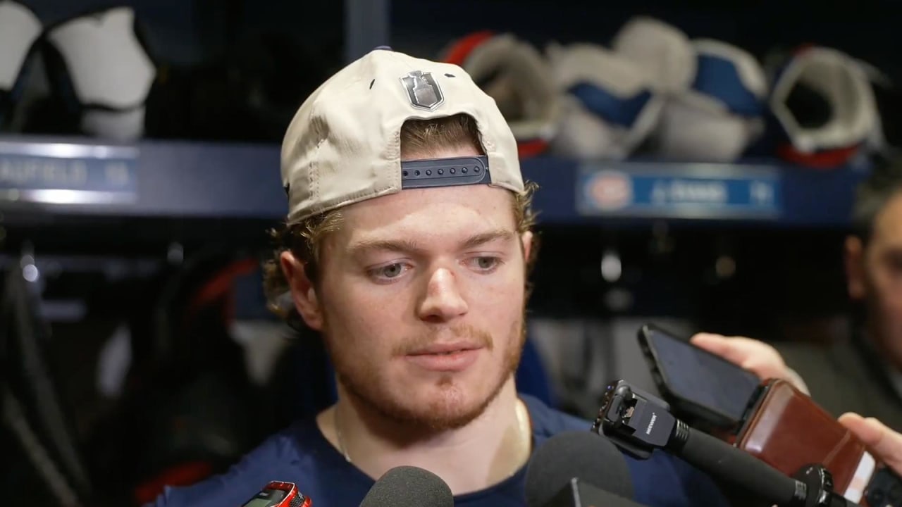 Postgame vs. CAR: Caufield | Montréal Canadiens