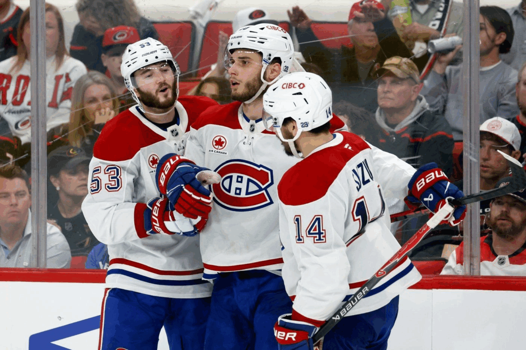 Canadiens look to head home with 2-0 lead over Carolina in Eastern Conference final