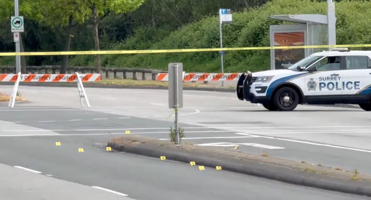 Two men in critical condition following Surrey shooting