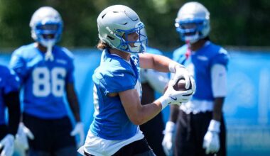 Detroit Lions WR Isaac TeSlaa Forgot To Bring Card at Rookie Dinner