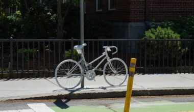 ‘Ghost Bike’ Installed in Harvard Square Two Years After Fatal Cycling Crash | News