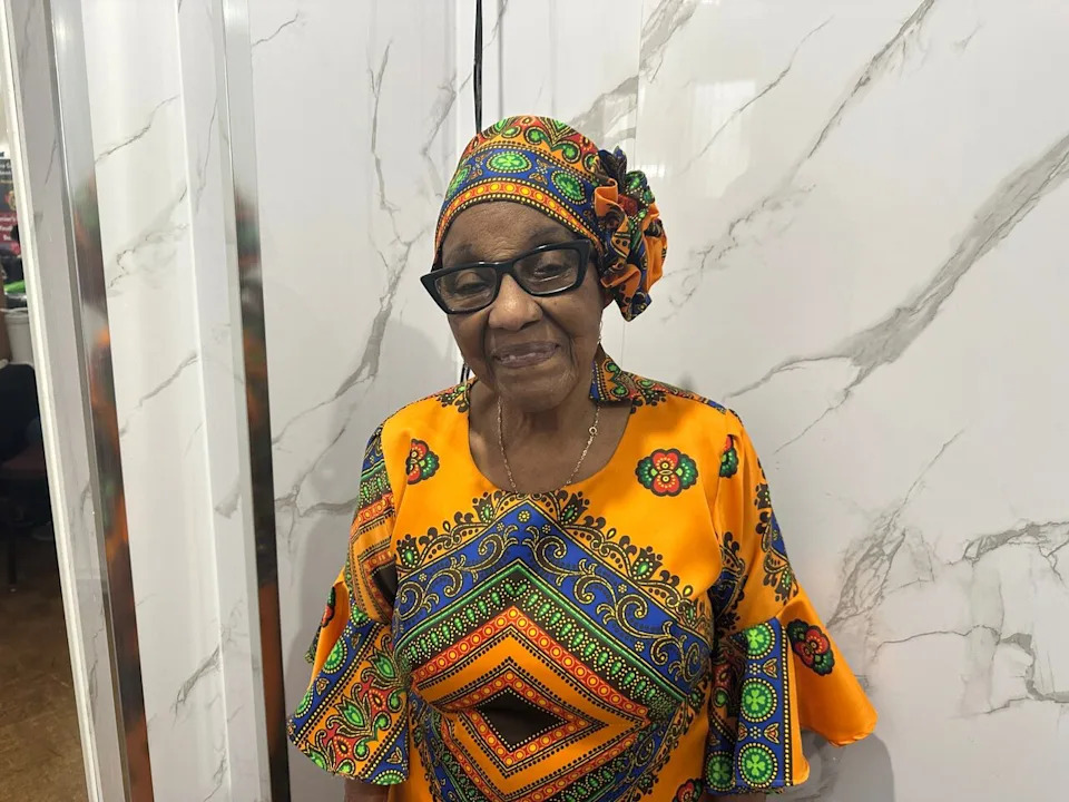 Joyce Agnes King is 96 years old. She attributes her youthful energy to social connection and a positive outlook.