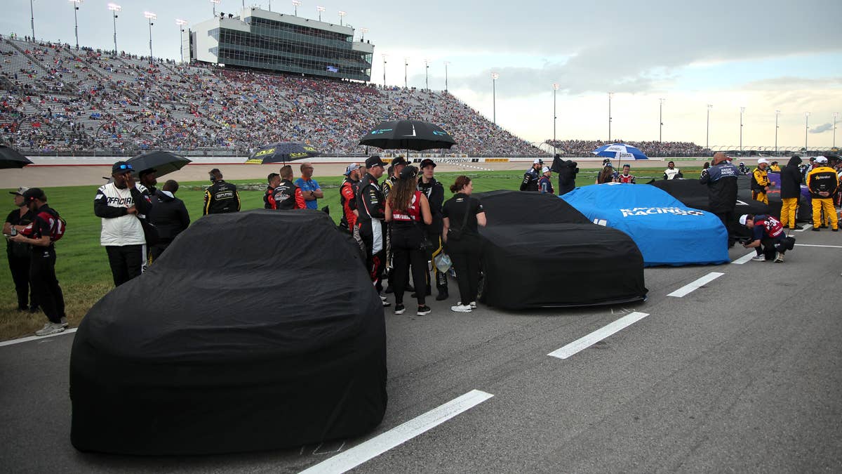 NASCAR Cup Series Cracker Barrel 400 Delayed for Rain, Expected Start Time From Nashville