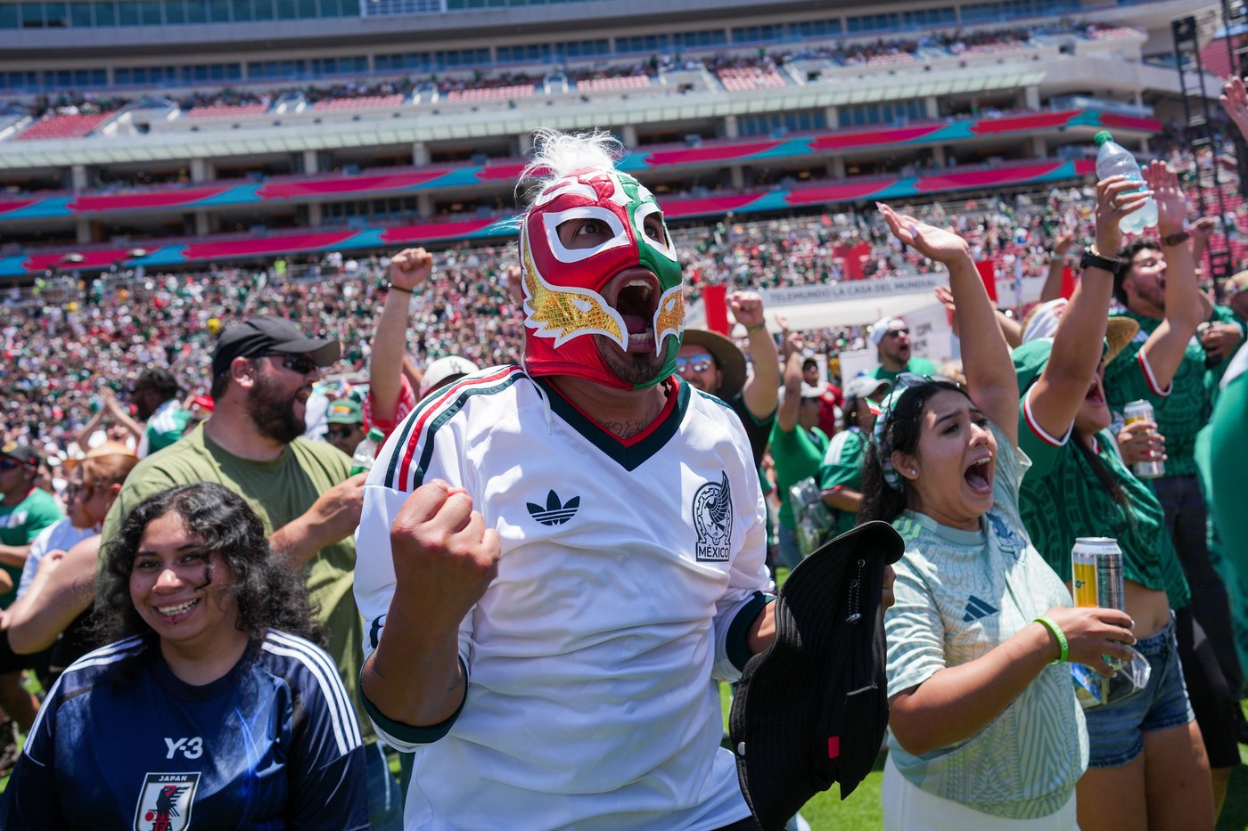 Soccer fans around the world watch the World Cup, in photos
