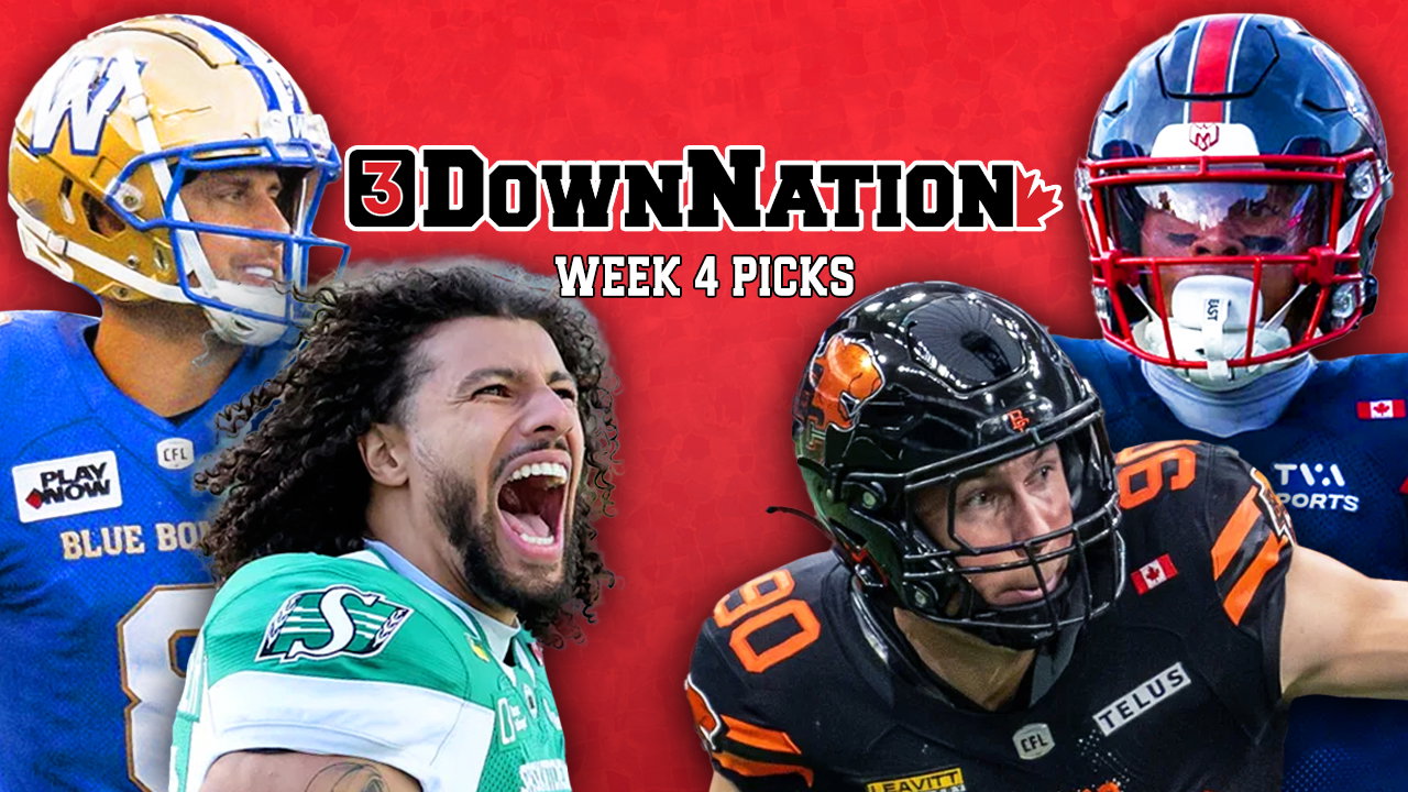 3DownNation CFL picks straight-up & against the spread: Week 4