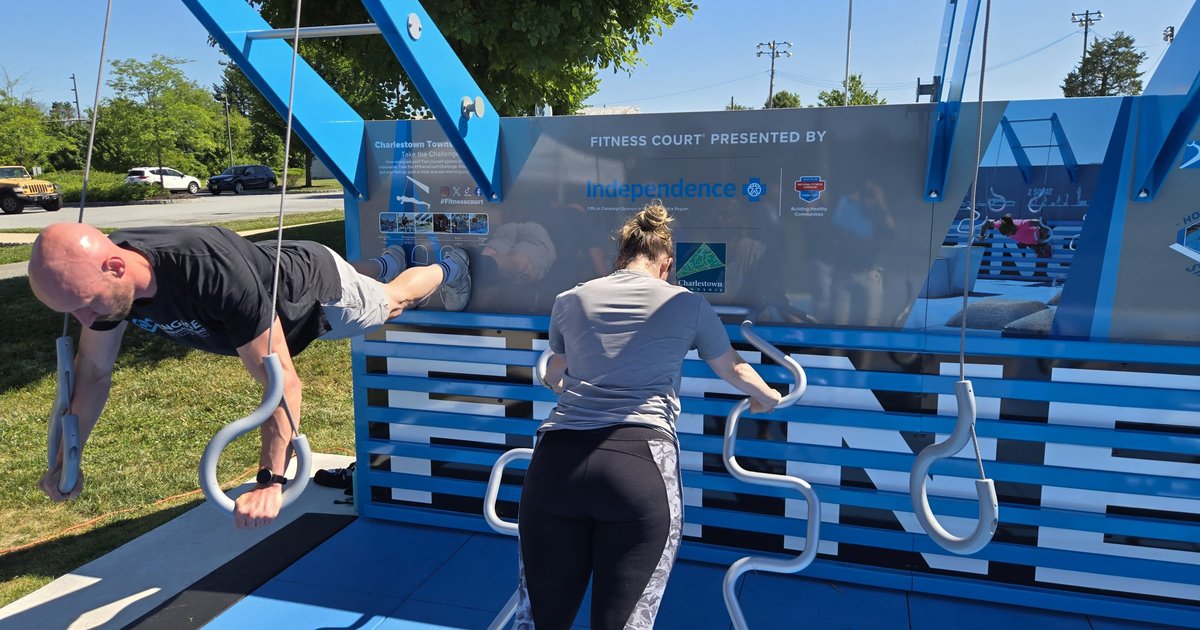 Chester County has a new outdoor gym as a result of a national fitness campaign