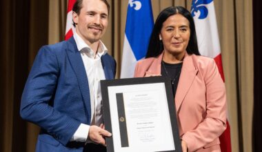 Brendan Gallagher is designated as a citizen of honour of Montreal by Mayor Soraya Martinez Ferrada in Montreal.