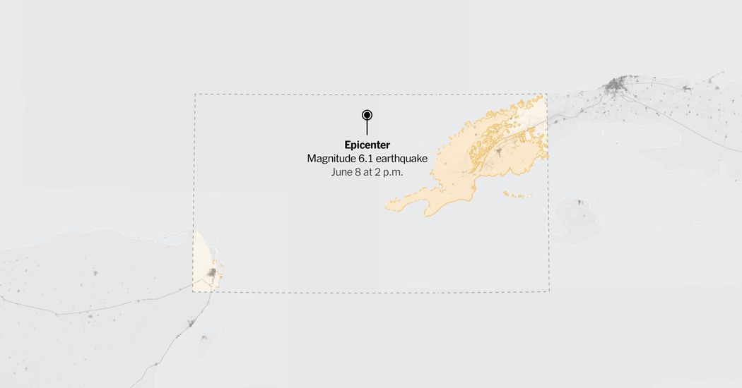 Map: 6.1-Magnitude Earthquake Strikes in the Gulf of Mexico Near Cuba