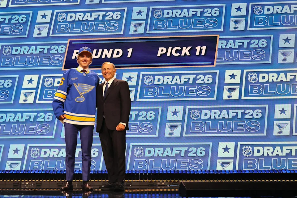 Tynan Lawrence wasn't sure he was going to be drafted by St. Louis Blues in last night's NHL draft but he was anticipating his name being called. He was glad to share the moment with his family who joined him at the draft in Buffalo.