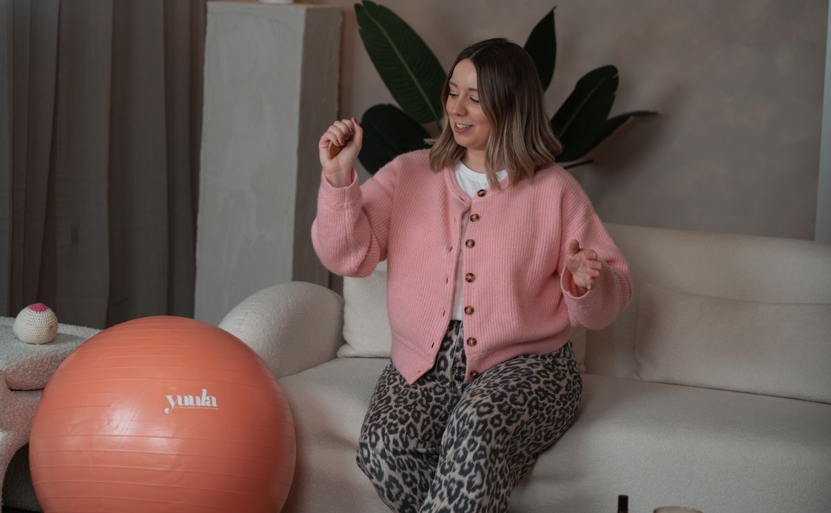 Holly Richardson set up Birth Then Baby after giving birth to her first child