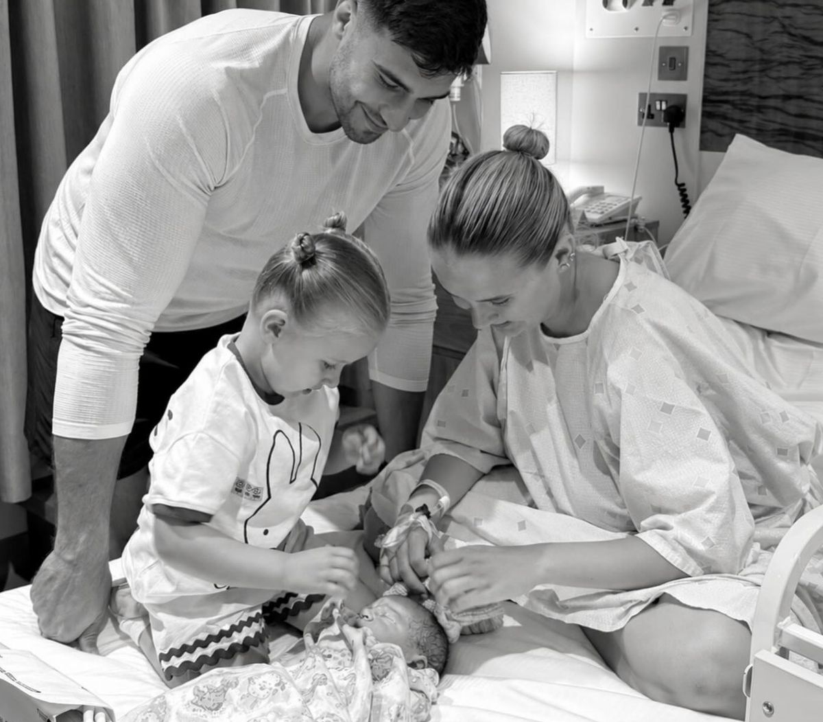 Molly-Mae and Tommy with Bambi and Midas