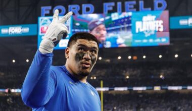Lions OC Drew Petzing: Penei Sewell developing into NFL's 'best' left tackle