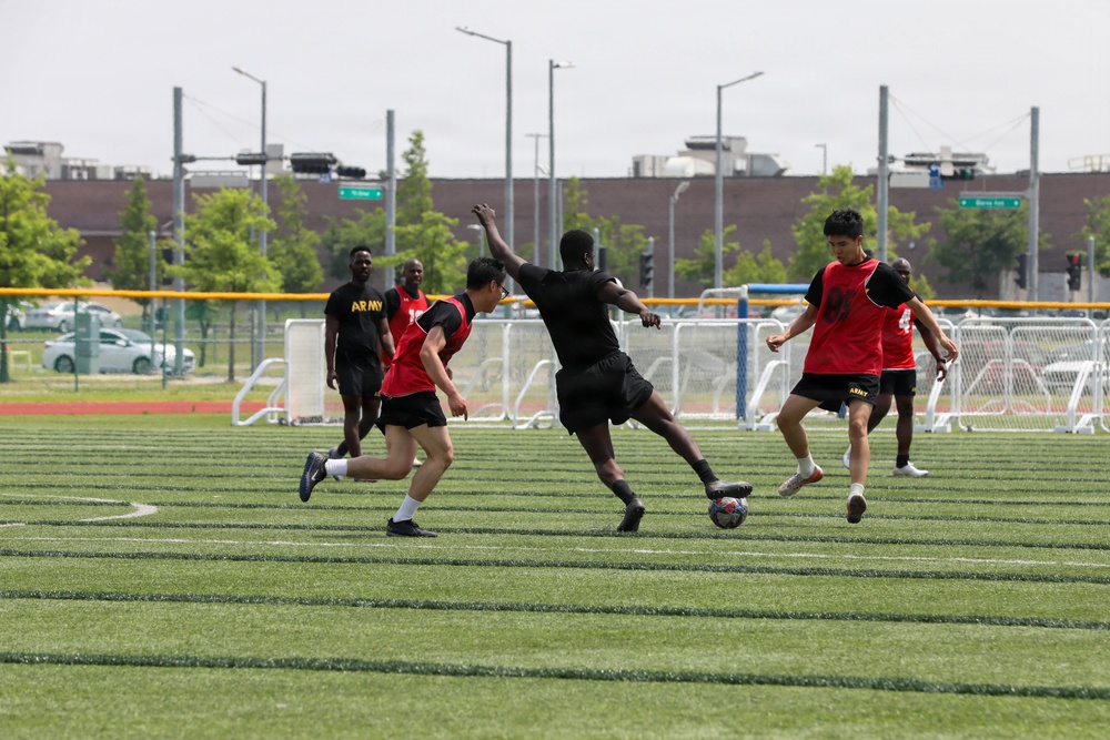 Soccer during KATUSA Friendship Week