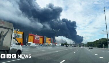 Moscow hit by largest Ukrainian attack since start of Russia's full-scale war - BBC