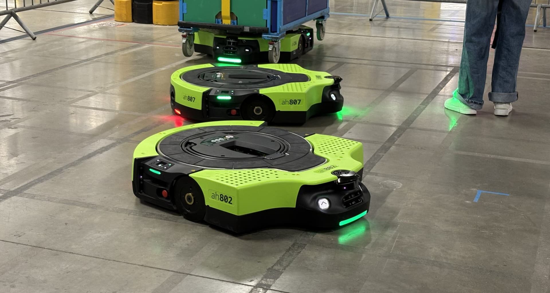 Amazon unveils latest warehouse robot as tech giants do AI layoffs