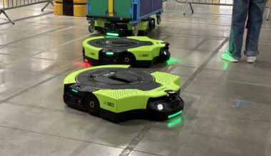 Amazon unveils latest warehouse robot as tech giants do AI layoffs
