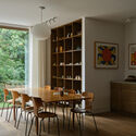 © Doublespace photography Montague House / Studio of Contemporary Architecture (SOCA) - Interior Photography, Dining room, Wood, Table, Chair, Lighting, Shelving