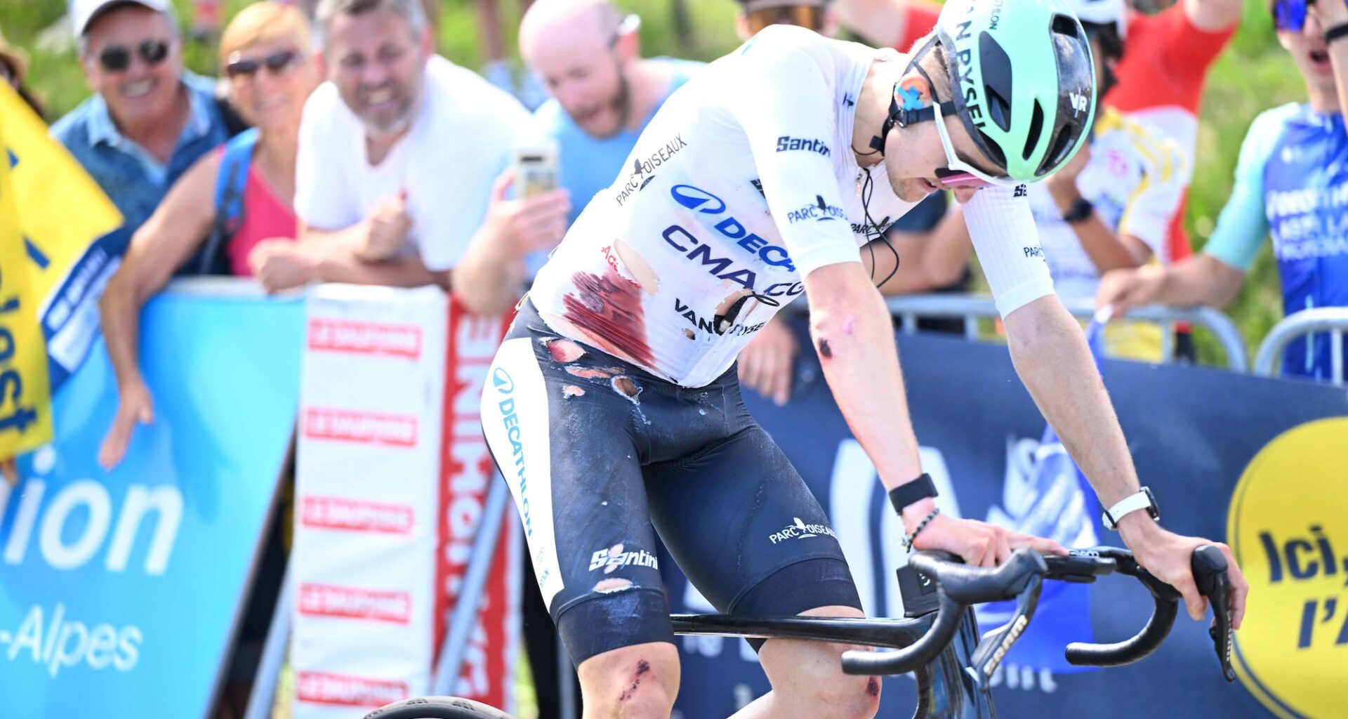 "I took too much risk" Paul Seixas owns 70kph crash at Dauphiné