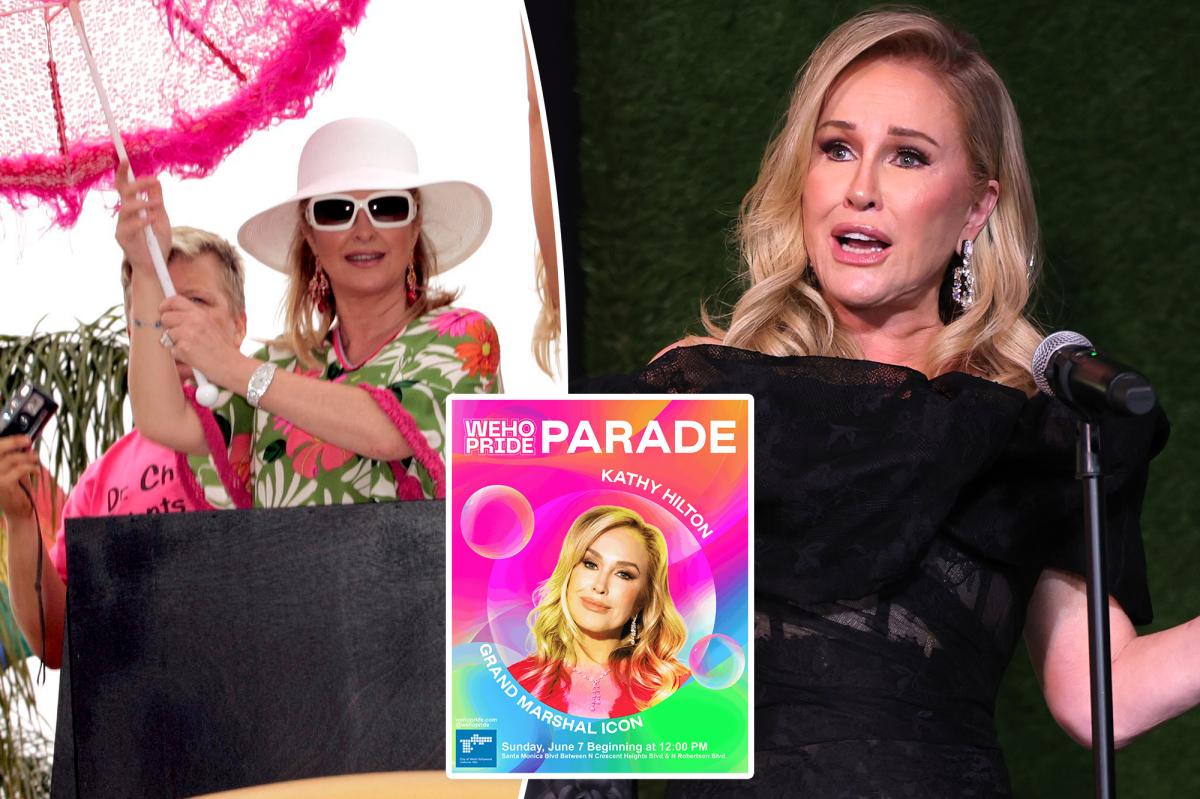 Kathy Hilton pulls out of Pride event following backlash