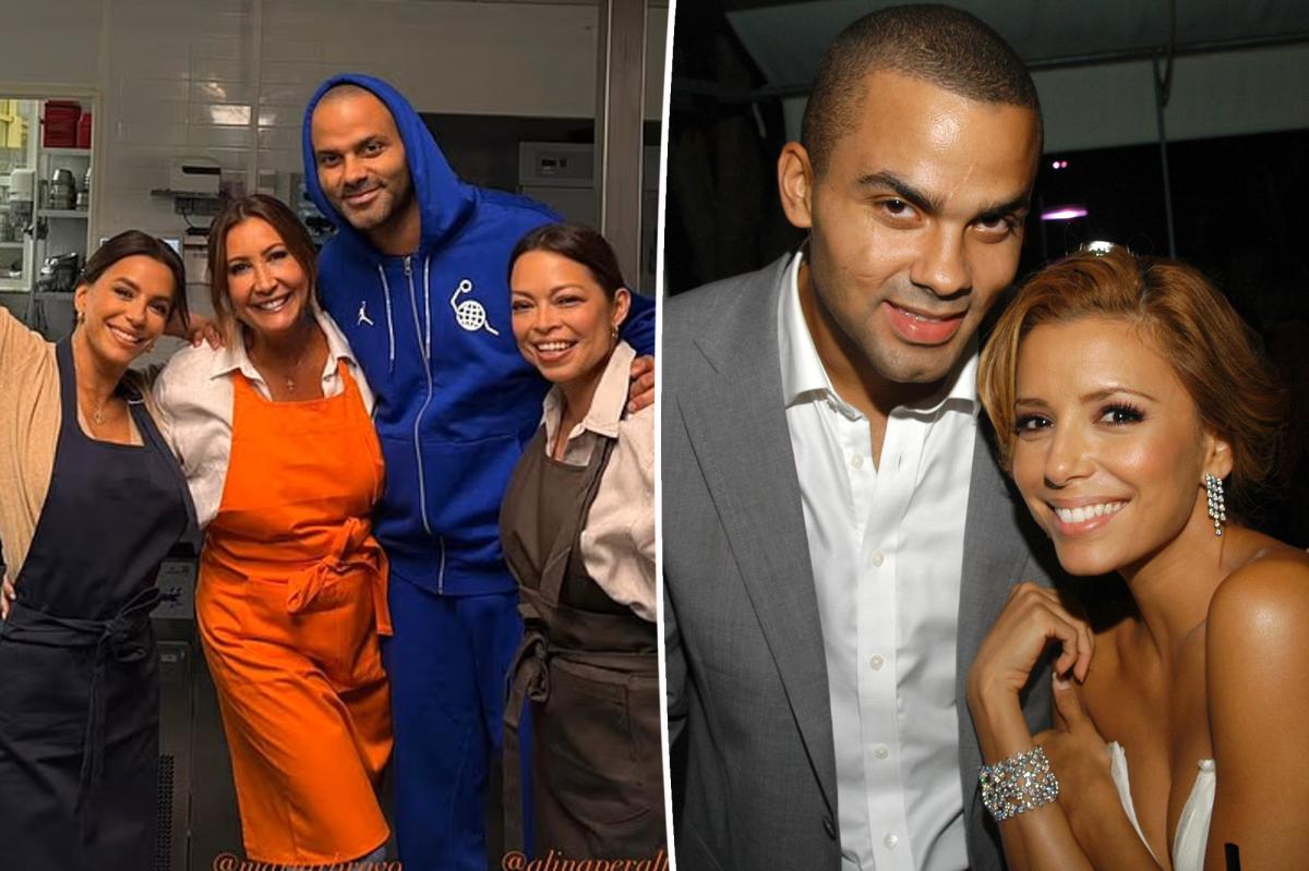 Eva Longoria reunites with ex-husband Tony Parker 15 years after divorce
