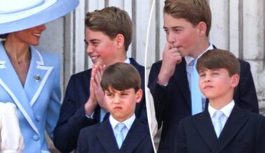 Prince George fights off sneeze during national anthem, cracks up with mom Kate Middleton