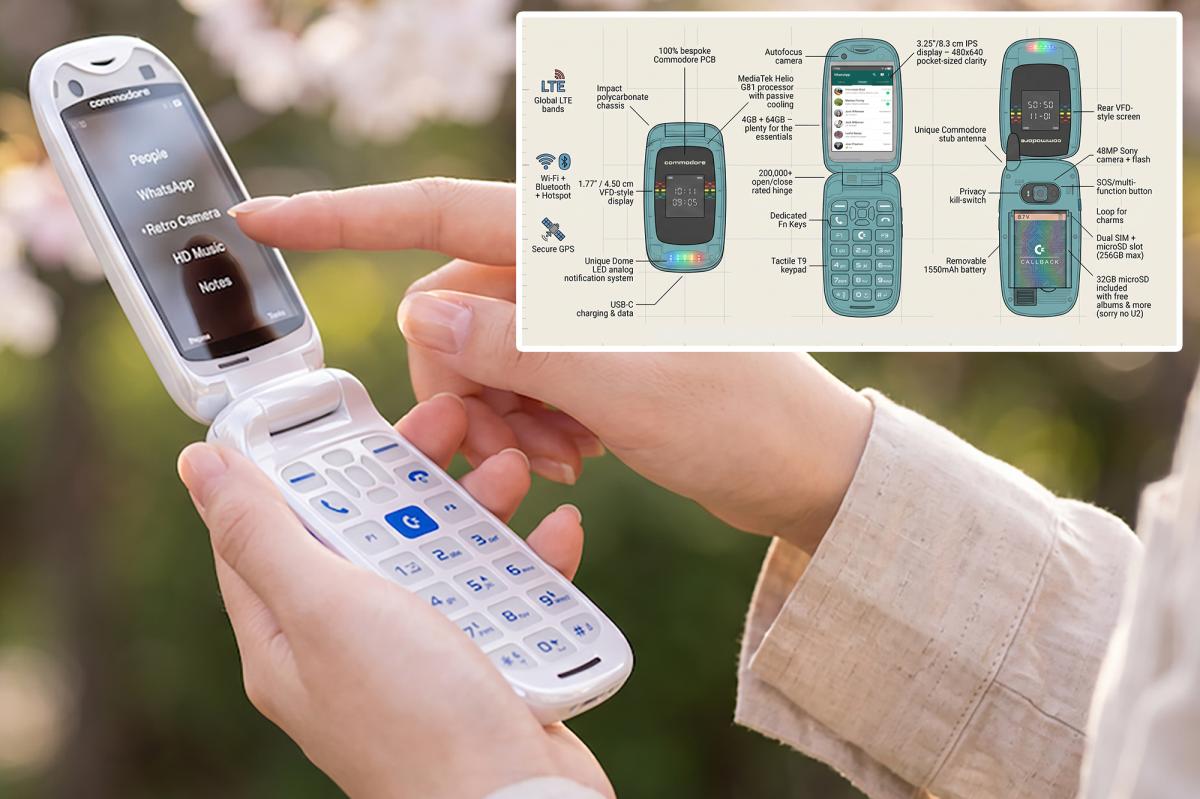 Nostalgic 80s brand revives flip phone to beat tech addiction