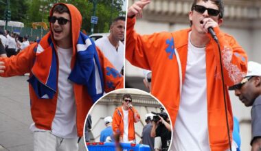 Timothée Chalamet celebrates Knicks win sans Kylie Jenner at star-studded parade