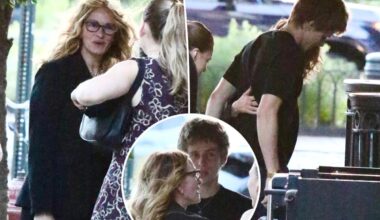 Julia Roberts' son Henry towers over her in NYC