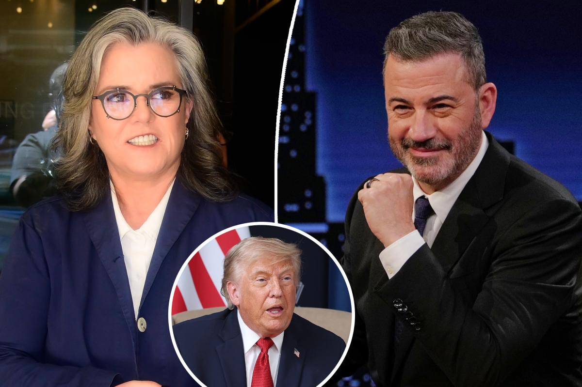 Jimmy Kimmel taps longtime Trump nemesis Rosie O'Donnell to replace him as he steps back from late-night show
